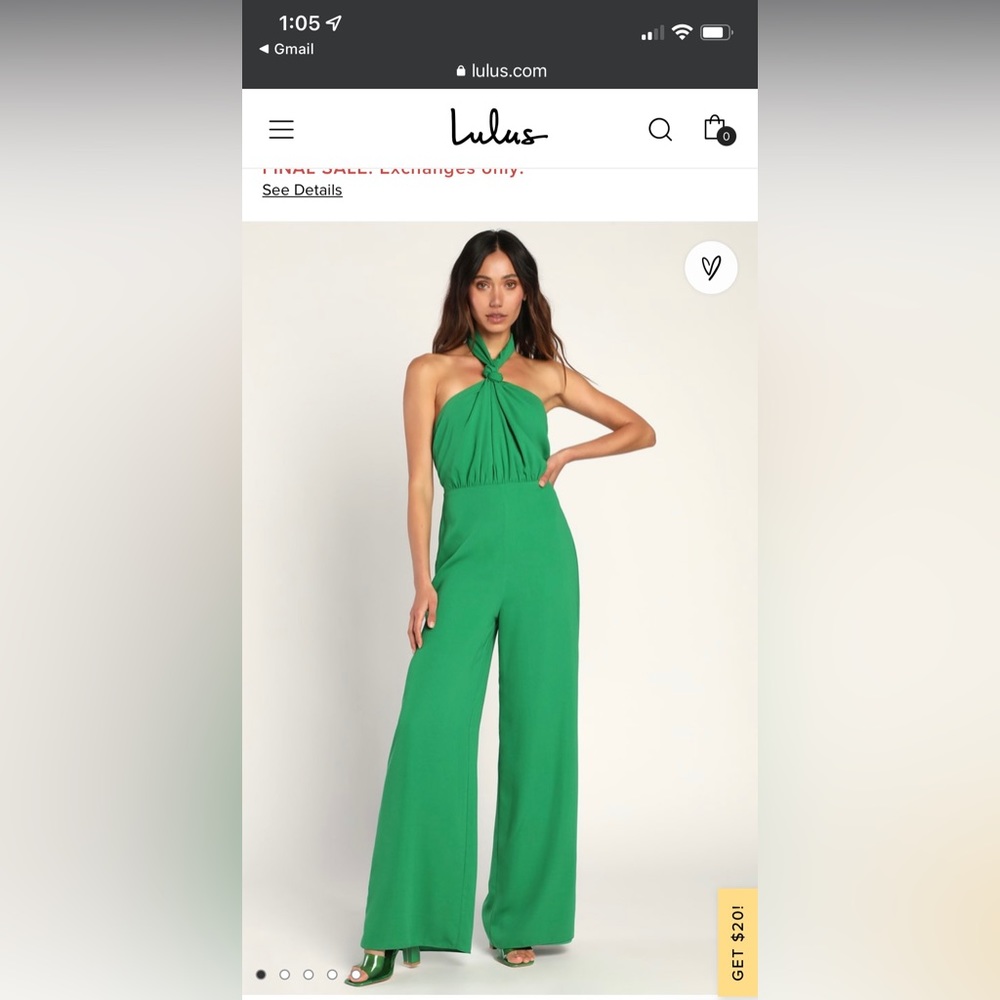 Halter top jumpsuit